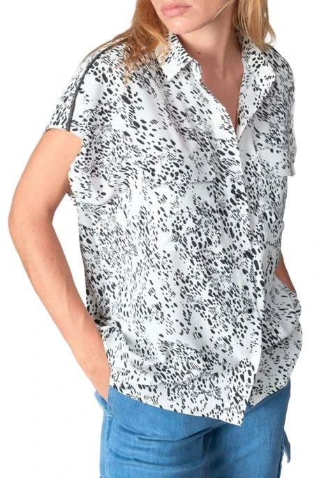 Chemise LE TEMPS DES CERISES Dahlia Black 7 Chemise LE TEMPS DES CERISES Dahlia Black – Image 5