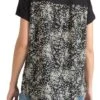 LE TEMPS DES CERISES Tee Shirt TEMPS DES CERISES DOMI Black -Femme Mode Vêtements Magasin tdc fdomi 0001 black 2