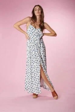 LE TEMPS DES CERISES Robe Longue TEMPS DES CERISES EVITA Midnight -Femme Mode Vêtements Magasin tdc fevita 3221 3