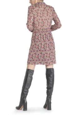Robe LE TEMPS DES CERISES HABBES Carmin -Femme Mode Vêtements Magasin tdc fhabbes 5072 carmin 3
