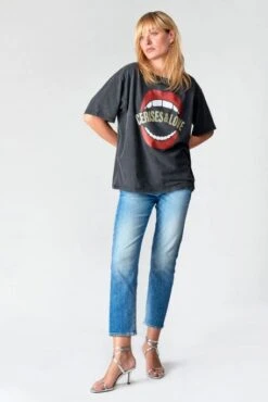 Tee Shirt LE TEMPS DES CERISES JOEL Black -Femme Mode Vêtements Magasin tdc fjoel00000000mc 0001 1