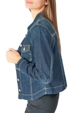 Blouson En Jean LE TEMPS DES CERISES LILLY Blue 11 Blouson En Jean LE TEMPS DES CERISES LILLY Blue -Femme Mode Vêtements Magasin tdc flilly 3001 blue 4
