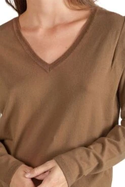 Pull Lily LE TEMPS DES CERISES Camel -Femme Mode Vêtements Magasin tdc flilly 8045 moka 3