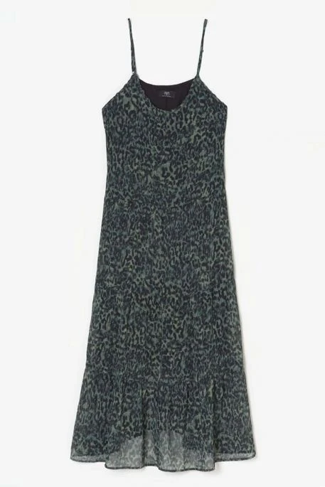 Robe LE TEMPS DES CERISES LISAKA Kaki 3 Robe LE TEMPS DES CERISES LISAKA Kaki