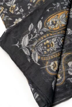 Foulard LE TEMPS DES CERISES Zuzana Noir -Femme Mode Vêtements Magasin tdc fzuzana 0001 black 2