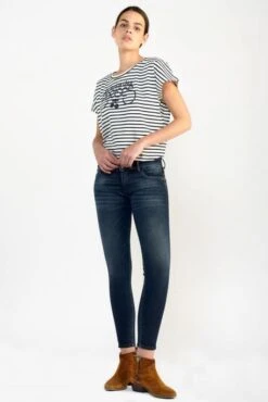 LE TEMPS DES CERISES Jean TEMPS DES CERISES ARICA Blue Black 9 LE TEMPS DES CERISES Jean TEMPS DES CERISES ARICA Blue Black -Femme Mode Vêtements Magasin tdc jfarica 3286 1