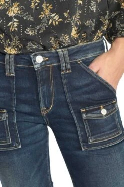 Jean LE TEMPS DES CERISES EFTER FLARE Blue Black -Femme Mode Vêtements Magasin tdc jfefter w1382 6