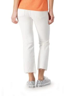 Jean TEDDY SMITH CROPPED BC Blanc -Femme Mode Vêtements Magasin teddy 30116227 202 3