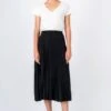 Jupe Longue TEDDY SMITH PLISSA Noir -Femme Mode Vêtements Magasin teddy 30516384 171 1