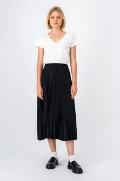 Jupe Longue TEDDY SMITH PLISSA Noir
