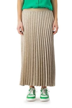 Jupe Longue TEDDY SMITH PLISSA Doré 7 Jupe Longue TEDDY SMITH PLISSA Doré -Femme Mode Vêtements Magasin teddy 30516384 222 2