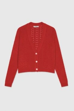 Gilet TEDDY SMITH BONNIE Rouge Groseille