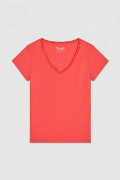 Tee-Shirt TEDDY SMITH MIA Rouge Groseille