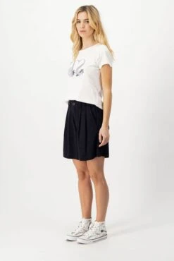 Tee-Shirt TEDDY SMITH LAURA Middle White 5 Tee-Shirt TEDDY SMITH LAURA Middle White -Femme Mode Vêtements Magasin teddy 31016426 219 2