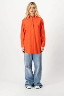 Chemise TEDDY SMITH BASILY Rouge 6 Chemise TEDDY SMITH BASILY Rouge -Femme Mode Vêtements Magasin teddy 32716464 707h 3