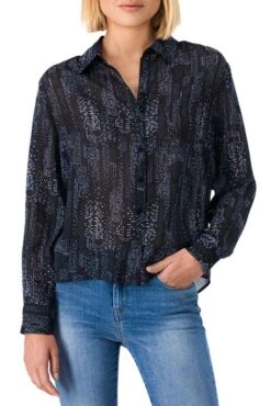 Chemisier TEDDY SMITH LARA Noir -Femme Mode Vêtements Magasin teddy 32716470 171 1