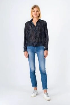 Chemisier TEDDY SMITH LARA Noir -Femme Mode Vêtements Magasin teddy 32716470 171 3