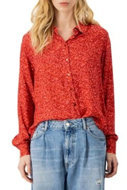 Chemise TEDDY SMITH LARA Red -Femme Mode Vêtements Magasin teddy 32716470 745g 1
