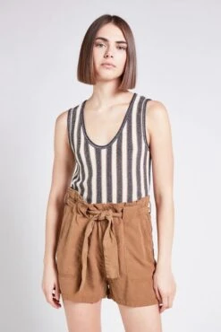 Short TEDDY SMITH SHERWOOD Tabacco 5 Short TEDDY SMITH SHERWOOD Tabacco -Femme Mode Vêtements Magasin teddy smith 20947 1