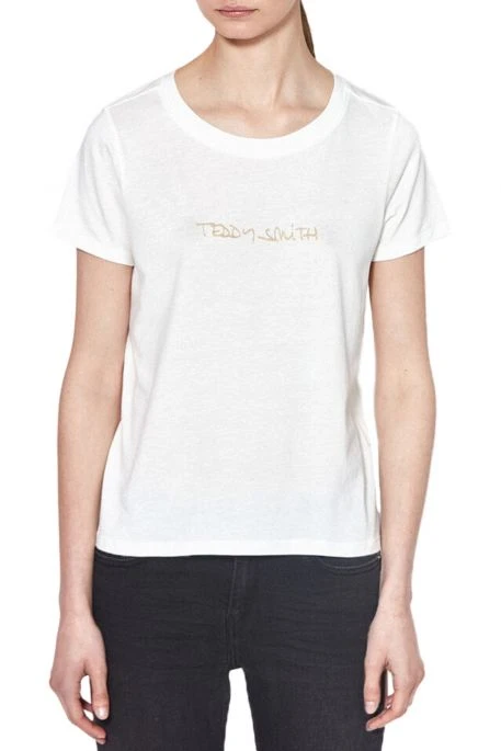 Tee-shirt TEDDY SMITH TICIA Middle White 3 Tee-shirt TEDDY SMITH TICIA Middle White