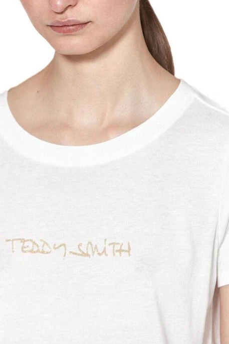Tee-shirt TEDDY SMITH TICIA Middle White 4 Tee-shirt TEDDY SMITH TICIA Middle White – Image 2