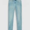 Jean TEDDY SMITH P-Pepper Indigo Clair -Femme Mode Vêtements Magasin teddy smith 22995 1