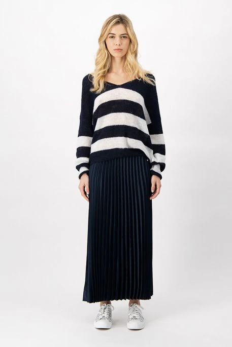 Jupe Longue TEDDY SMITH PLISSA Total Navy 3 Jupe Longue TEDDY SMITH PLISSA Total Navy