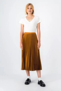 Jupe Longue TEDDY SMITH PLISSA Camel 7 Jupe Longue TEDDY SMITH PLISSA Camel -Femme Mode Vêtements Magasin teddy smith 30516384 576 1