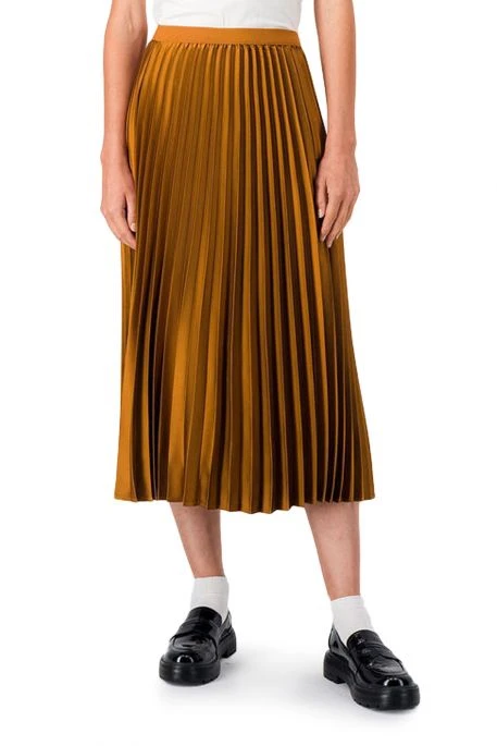 Jupe Longue TEDDY SMITH PLISSA Camel 4 Jupe Longue TEDDY SMITH PLISSA Camel – Image 2