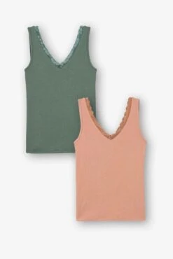 Débardeurs Lot De 2 TIFFOSI Vert -Femme Mode Vêtements Magasin tiffosi 26370 5