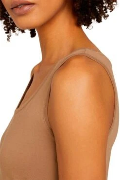 Débardeur TOM TAILOR Dark Sepia 9 Débardeur TOM TAILOR Dark Sepia -Femme Mode Vêtements Magasin tom tailor 22864 4