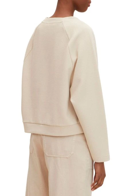 Sweat TOM TAILOR Light Cashew Beige 6 Sweat TOM TAILOR Light Cashew Beige – Image 4