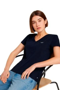 Tee Shirt TOM TAILOR V NECK Sky Blue