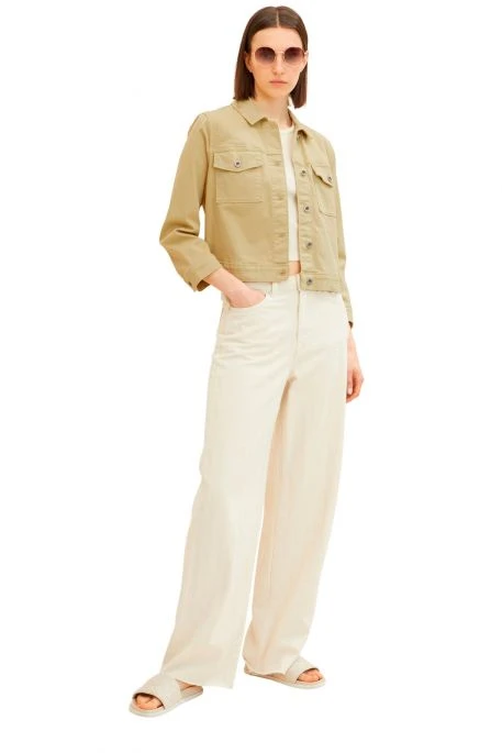 Blouson En Jean TOM TAILOR Light Moderate Olive 4 Blouson En Jean TOM TAILOR Light Moderate Olive – Image 2