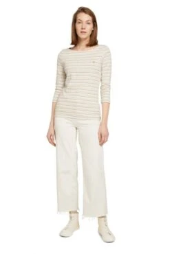 Tee Shirt Col Rond TOM TAILOR Rayé Multicolore -Femme Mode Vêtements Magasin tt 22656 3