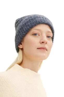 Bonnet TOM TAILOR Stormy Sea Blue -Femme Mode Vêtements Magasin tt 24123 2