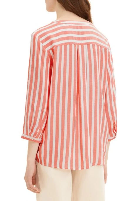 Chemise TOM TAILOR Red Vertical Stripe 3 Chemise TOM TAILOR Red Vertical Stripe