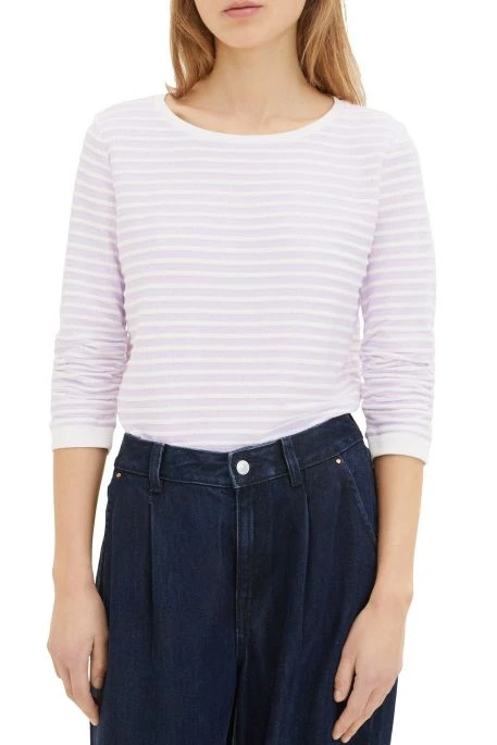 Sweat Rayé TOM TAILOR Lilac 4 Sweat Rayé TOM TAILOR Lilac – Image 2