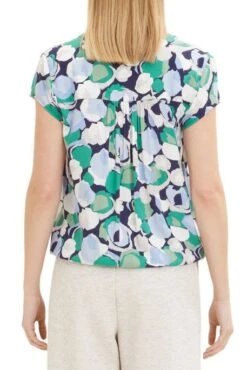 Tee Shirt TOM TAILOR Green Flower -Femme Mode Vêtements Magasin tt 24396 2