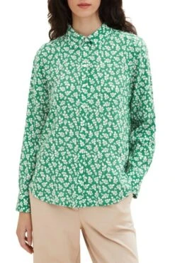 Chemise TOM TAILOR Green -Femme Mode Vêtements Magasin tt 24397 1