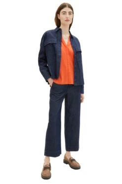 Blouse TOM TAILOR Fever Red 9 Blouse TOM TAILOR Fever Red -Femme Mode Vêtements Magasin tt 24411 4