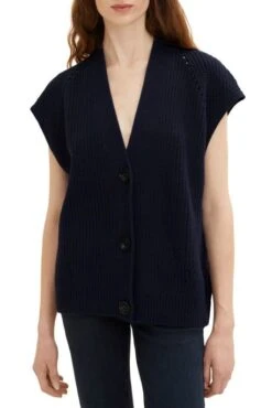 Gilet TOM TAILOR Atlantic Blue 7 Gilet TOM TAILOR Atlantic Blue -Femme Mode Vêtements Magasin tt 24412 1