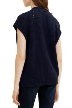 Gilet TOM TAILOR Atlantic Blue 9 Gilet TOM TAILOR Atlantic Blue -Femme Mode Vêtements Magasin tt 24412 2