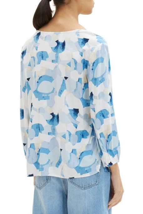 Chemisier TOM TAILOR Blue 5 Chemisier TOM TAILOR Blue – Image 3