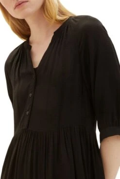 Robe TOM TAILOR Black 8 Robe TOM TAILOR Black -Femme Mode Vêtements Magasin tt 24828 4