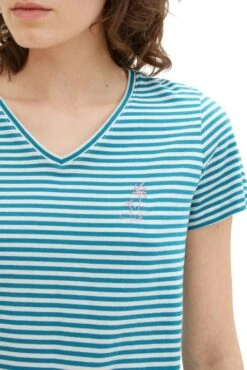 Tee Shirt TOM TAILOR RAYE Petrol