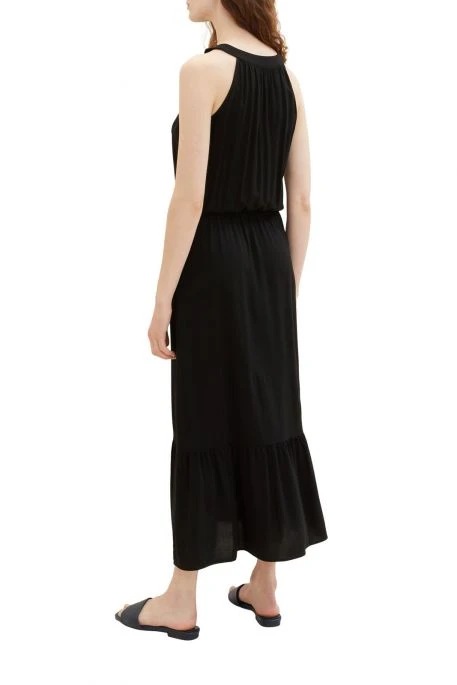 Robe Longue TOM TAILOR Deep Black 4 Robe Longue TOM TAILOR Deep Black – Image 2