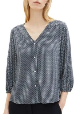 Chemise TOM TAILOR GEOMETRIQUE Navy