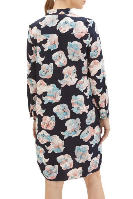 Robe TOM TAILOR FLOWER Black 3 Robe TOM TAILOR FLOWER Black