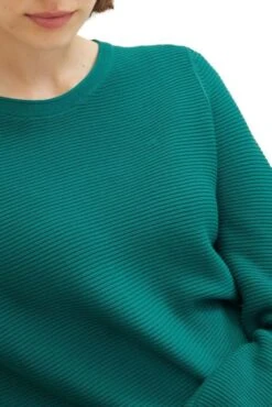 Sweat TOM TAILOR Green 7 Sweat TOM TAILOR Green -Femme Mode Vêtements Magasin tt 25289 3